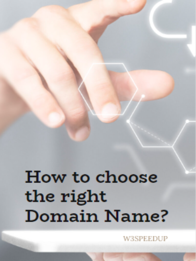 How to choose the Perfect Domain Name?