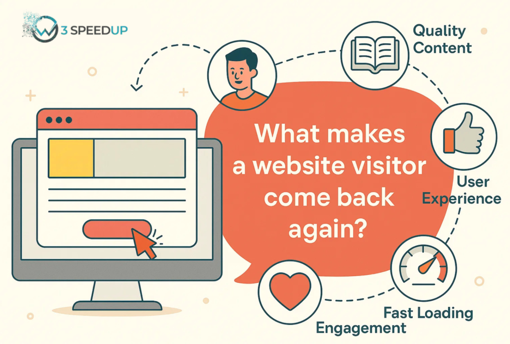 What Makes Website Visitors Come Back Again - W3Speedup